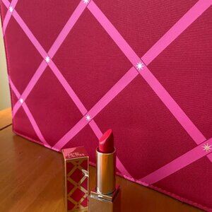 Estée Lauder Red Lipstick & Makeup Bag❤️Pure Color Envy Lipstick & Train Case!
